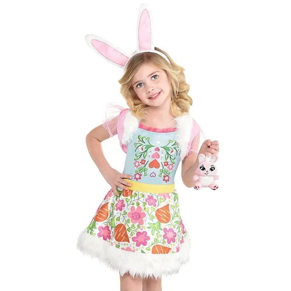 Enchantimals Bree Bunny Costume Dress Up CosPlay Toddler Girl Size 3-4 3T 4T